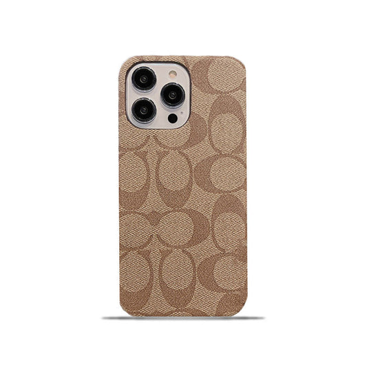 Designer Classic Coach iPhone Case Coffee -JDK241426 Inspired