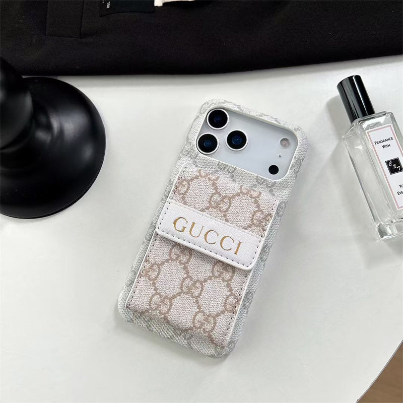 Design Gucci Luxe iPhone Case With Strap For iPhone 17 / 16 / 15 / 14