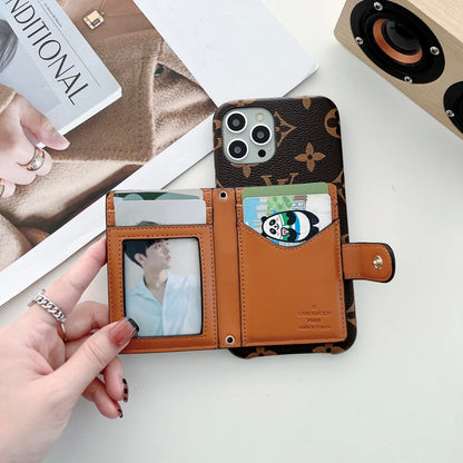 Designer LV WALLET CARD HOLDER PHONE CASE