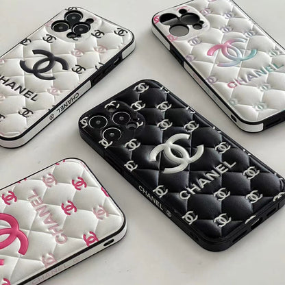 Embossed Chanel iPhone 16 Case: Classic Luxury Design