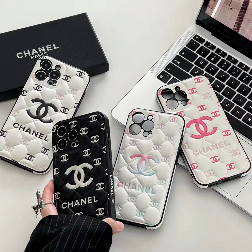 Embossed Chanel iPhone 16 Case: Classic Luxury Design