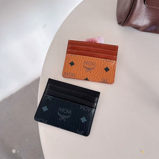 MCM Inspired Card Holder Wallet