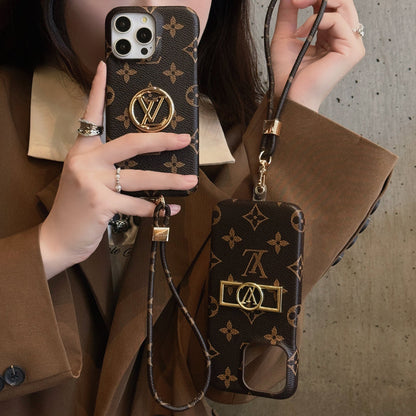LUXURY LOUIS VUITTON IPHONE 17 CASE WITH STRAP