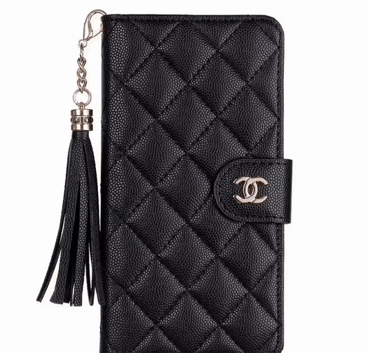 Luxury Chanel Phone Case for iPhone 17 with Card Holder
