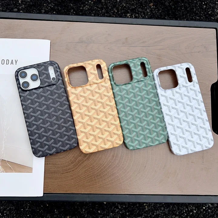 Luxury Goyard Vintage Case For iPhone 17/ 16/ 15/ 14
