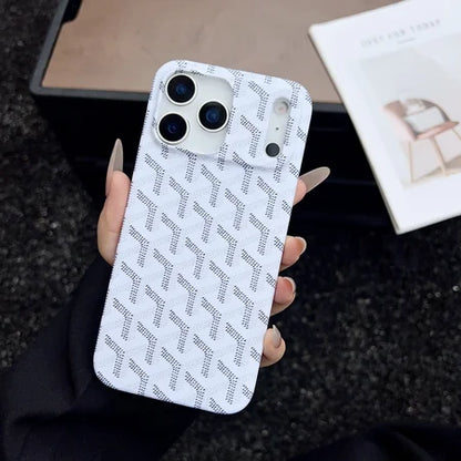 Luxury Goyard Vintage Case For iPhone 17/ 16/ 15/ 14