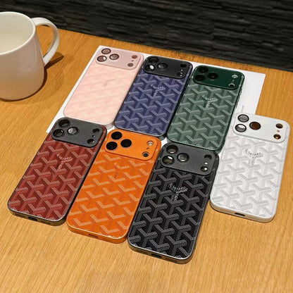 Premium Goyard Vintage Case For iPhone 17/ 16/ 15/ 14