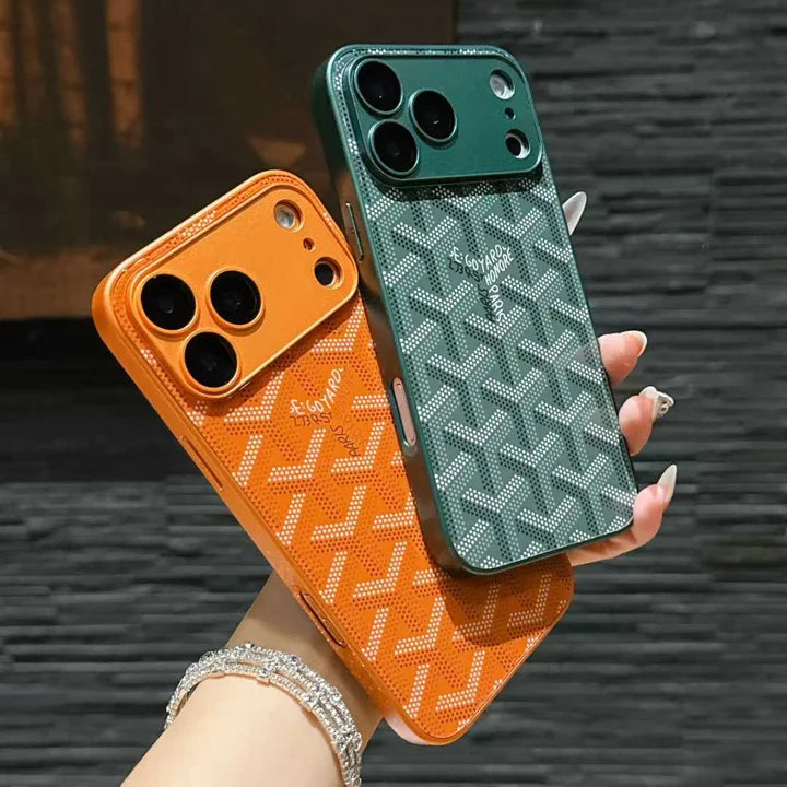 Premium Goyard Vintage Case For iPhone 17/ 16/ 15/ 14