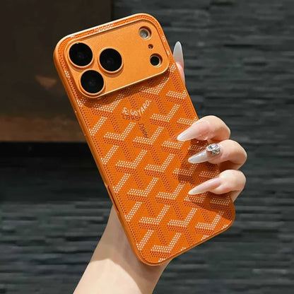 Premium Goyard Vintage Case For iPhone 17/ 16/ 15/ 14