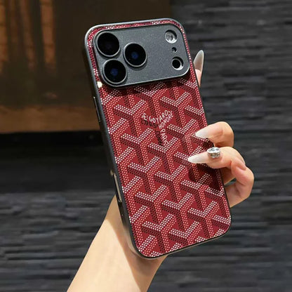 Premium Goyard Vintage Case For iPhone 17/ 16/ 15/ 14