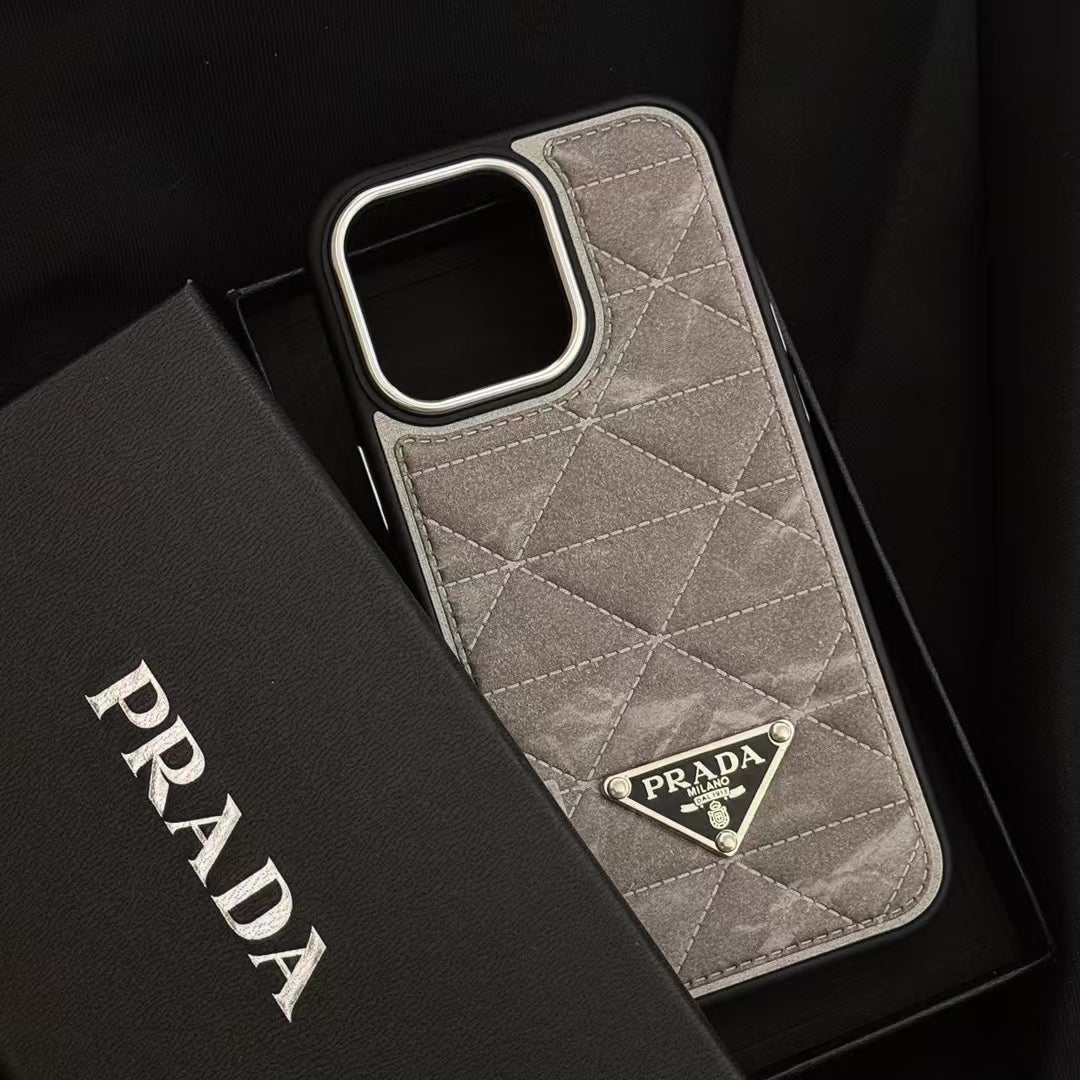 Elegant Prada Apple iPhone 16 Case