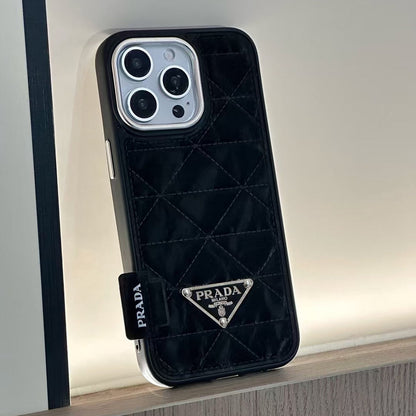 Elegant Prada Apple iPhone 16 Case