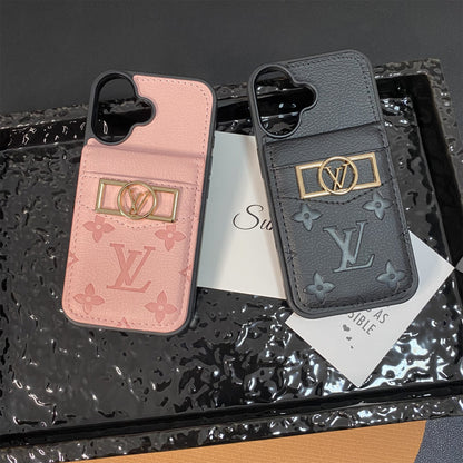 Luxury Louis vuitton style phone case for iPhone 17