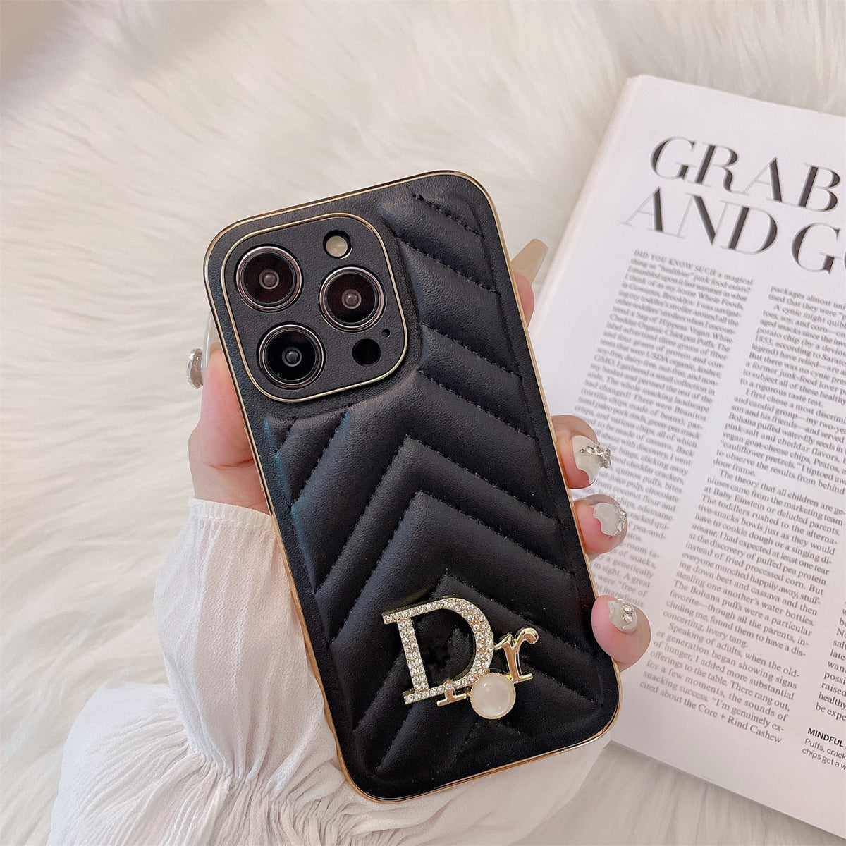 Puffer Designer Dior Inspired IPhone Case