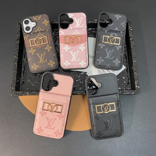 Luxury Louis vuitton style phone case for iPhone 17
