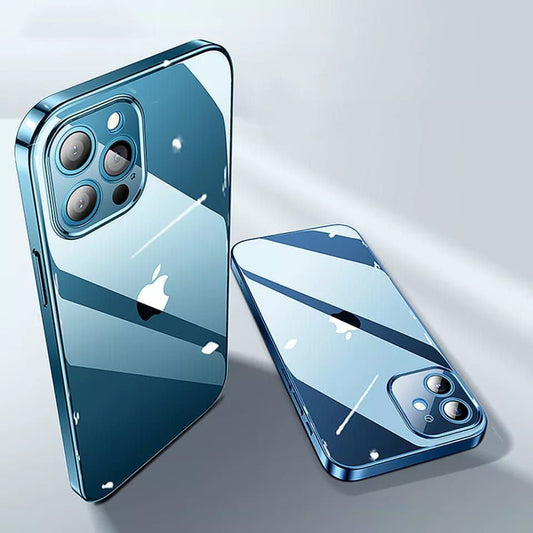 For iPhone 13 series Case, Clear TPU+PC Shockproof Full Lens Protection CoverTransparent Case