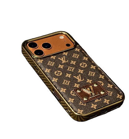 Luxury Phone Case for iPhone 17 / 16 & more – Elegant LV Daily Protection