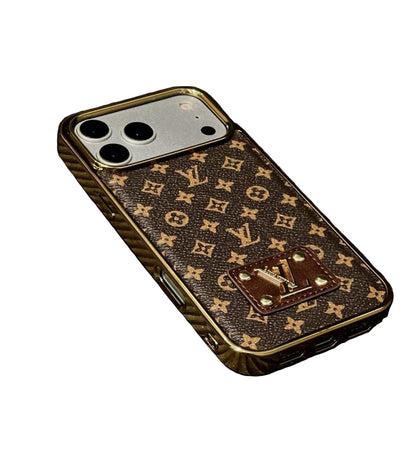 Luxury Phone Case for iPhone 17 / 16 & more – Elegant LV Daily Protection