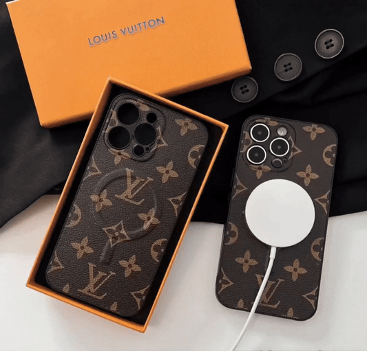 Louis Vuitton Inspired iPhone Case for iPhone 16 / 15 / 14 – LV Designer Luxury Style