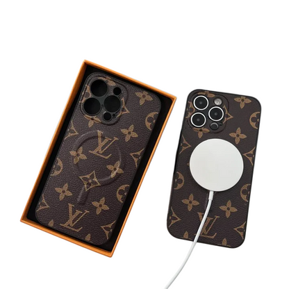 Louis Vuitton Inspired iPhone Case for iPhone 16 / 15 / 14 – LV Designer Luxury Style