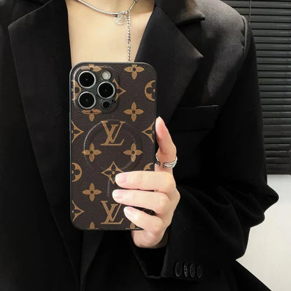 Louis Vuitton Inspired iPhone Case for iPhone 16 / 15 / 14 – LV Designer Luxury Style