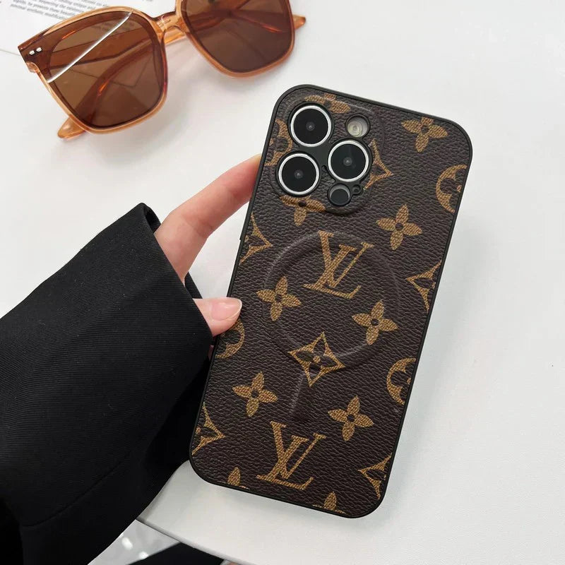 Louis Vuitton Inspired iPhone Case for iPhone 16 / 15 / 14 – LV Designer Luxury Style