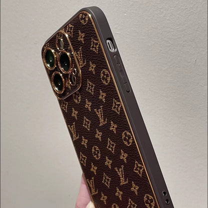 Luxury Designer Brown Louis Vuitton IPhone Case