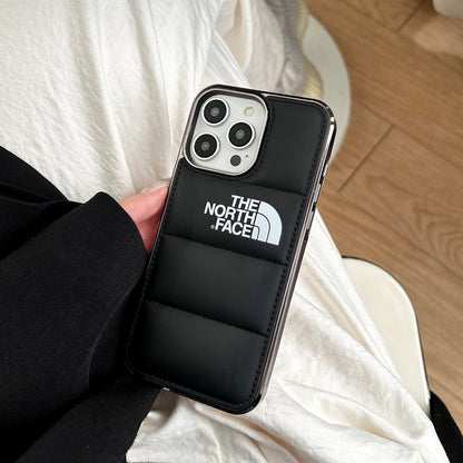 Luxury North Face Case Made Of Soft Materials For iPhone 16 / 15 / 14
