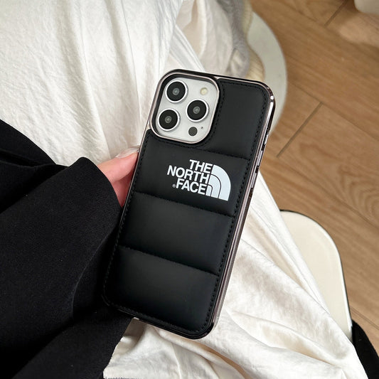 Luxury North Face Case Made Of Soft Materials For iPhone 16 / 15 / 14