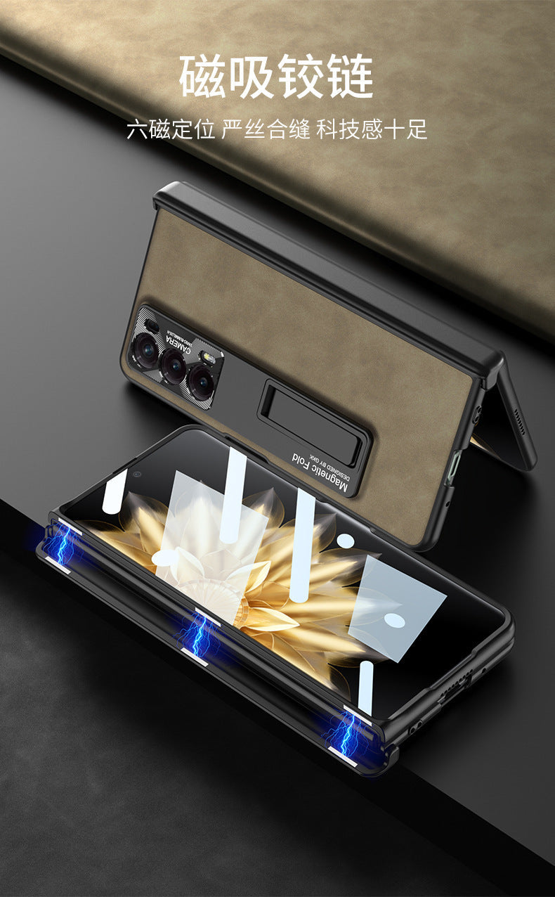 For Honor MagicV2 Phone Case Folding Screen Magnetic Hinge V2 Anti-Drop Protection Full Covering Case Fashion