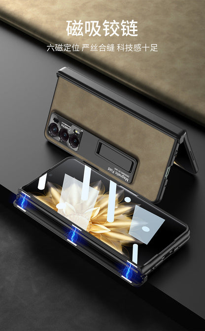 For Honor MagicV2 Phone Case Folding Screen Magnetic Hinge V2 Anti-Drop Protection Full Covering Case Fashion