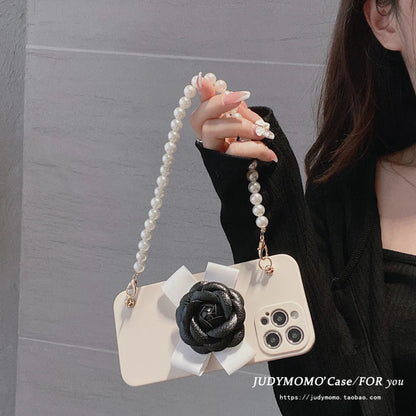 Chanel Camellia Phone Case – Luxury Designer Phone Case with strap