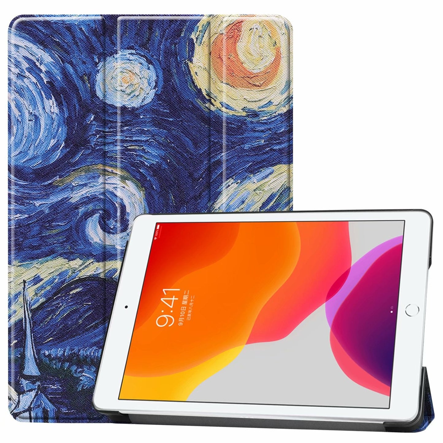 in stock Suitable for 2021 New Nokia T20 10.4 inch Tablet PC Protective Leather Case Three-fold Ultra-thin Case