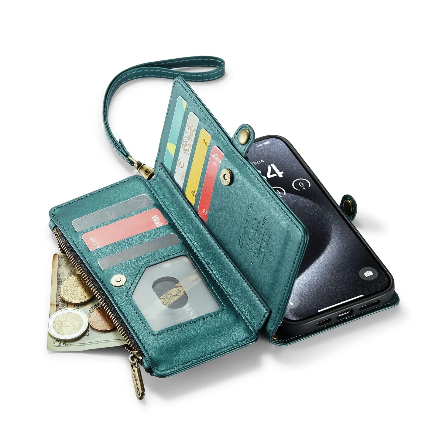 Mobile Phone Case Multifunctional Flip Zipper Wallet Mobile Phone Case Case Iphone  Phone Cases Mobile Phones Card Case