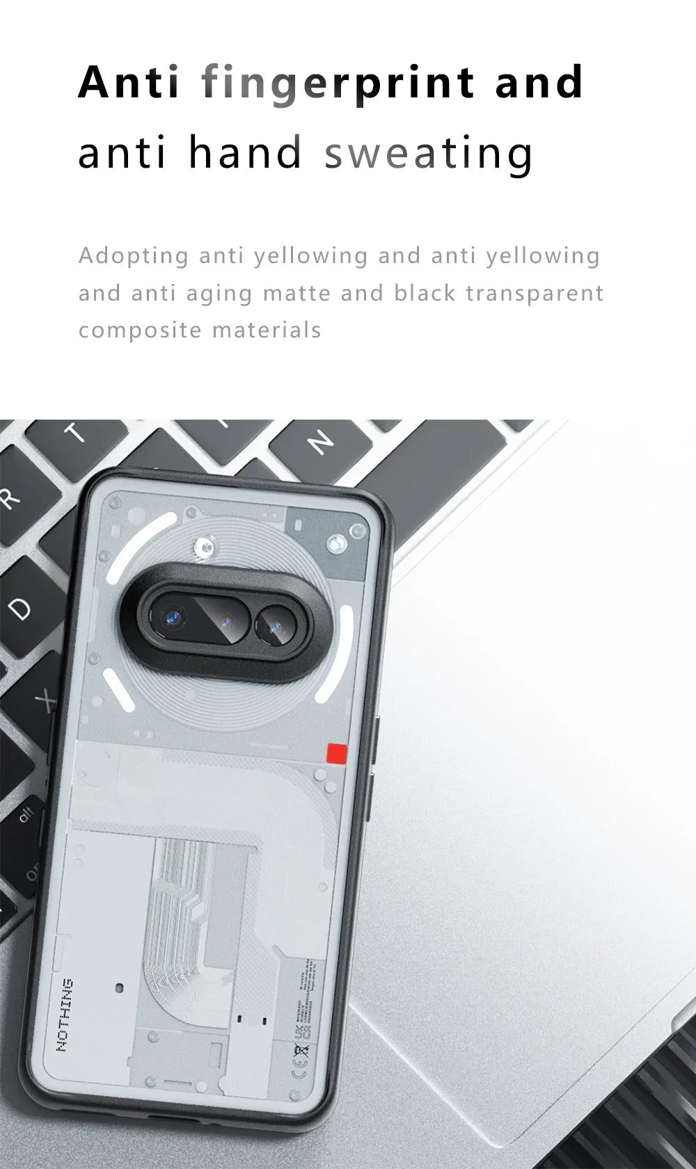 Clear Case For Nothing Phone 3a Cover Nothing Phone 3a Fundas Hard PC Camera Protector Shockproof Back Case For Nothing Phone 3a