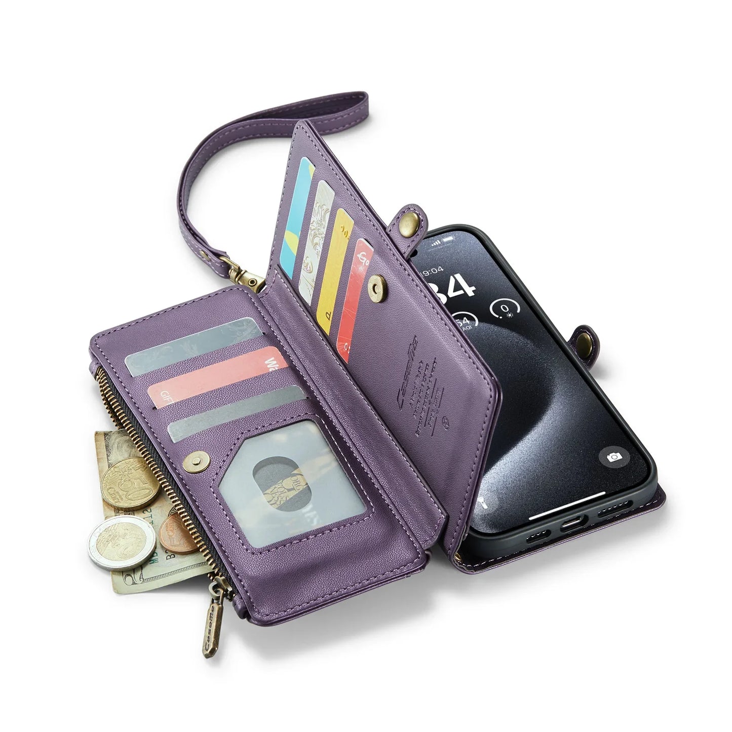 Mobile Phone Case Multifunctional Flip Zipper Wallet Mobile Phone Case Case Iphone  Phone Cases Mobile Phones Card Case