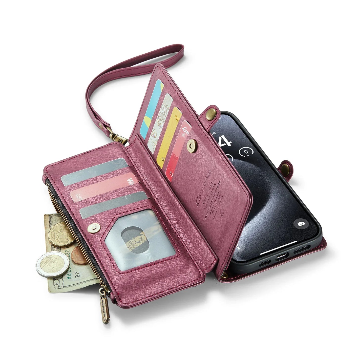 Mobile Phone Case Multifunctional Flip Zipper Wallet Mobile Phone Case Case Iphone  Phone Cases Mobile Phones Card Case