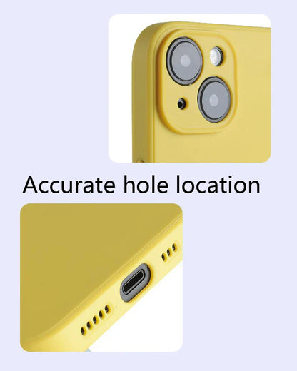 Liquid Silicone Phone Case for iphone 15 14 13 12 mini 11 16 Pro X XR XS Max 15 Plus Shockproof Soft Back Cover Cases