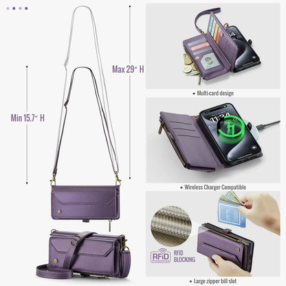 Mobile Phone Case Multifunctional Flip Zipper Wallet Mobile Phone Case Case Iphone  Phone Cases Mobile Phones Card Case