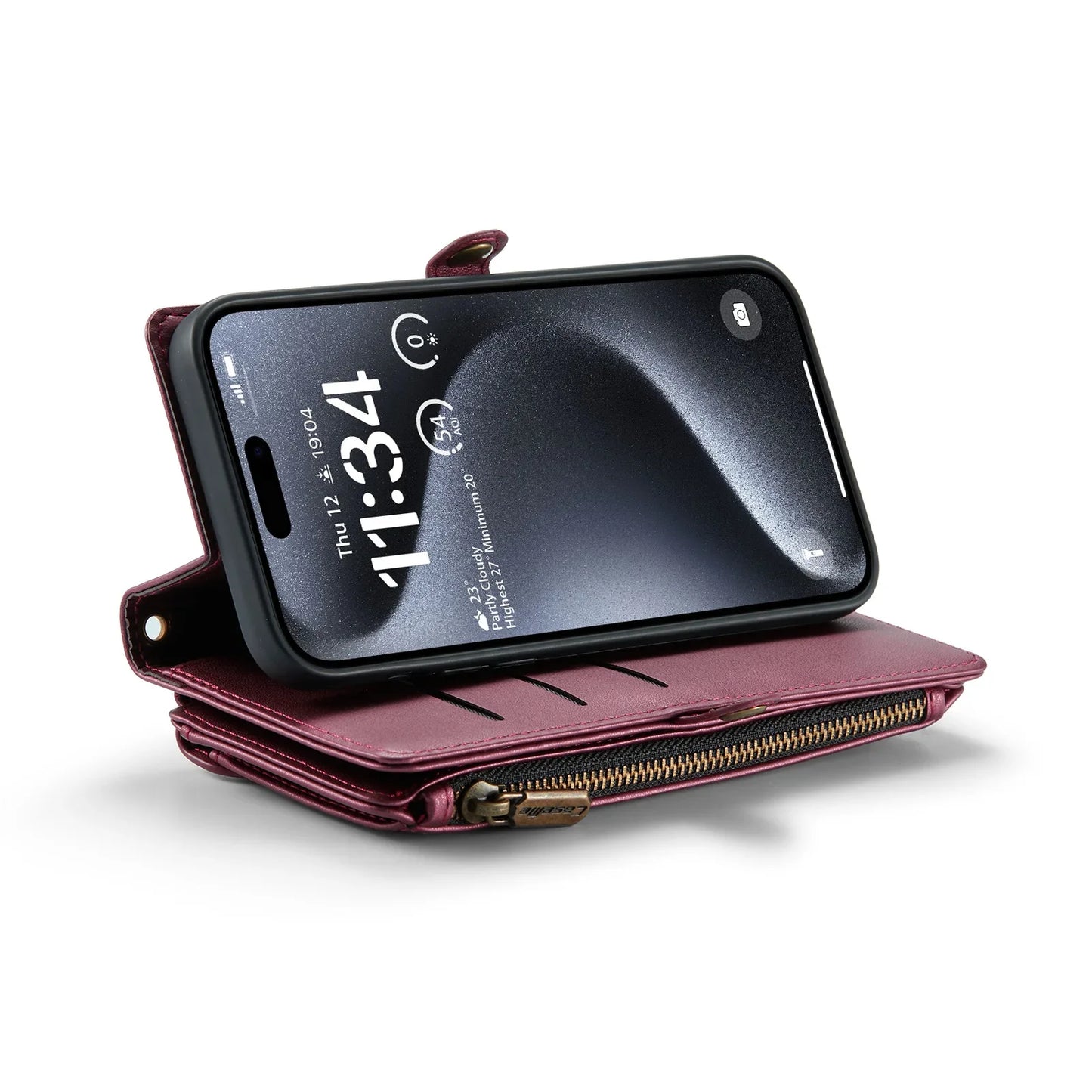 Mobile Phone Case Multifunctional Flip Zipper Wallet Mobile Phone Case Case Iphone  Phone Cases Mobile Phones Card Case