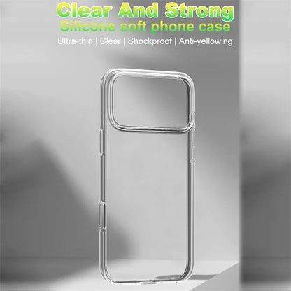 Transparent Soft Silicone TPU Phone Case For iPhone 17 Pro Max Ultra Thin Clear Shockproof Cases For iPhone 17 Air Back Cover