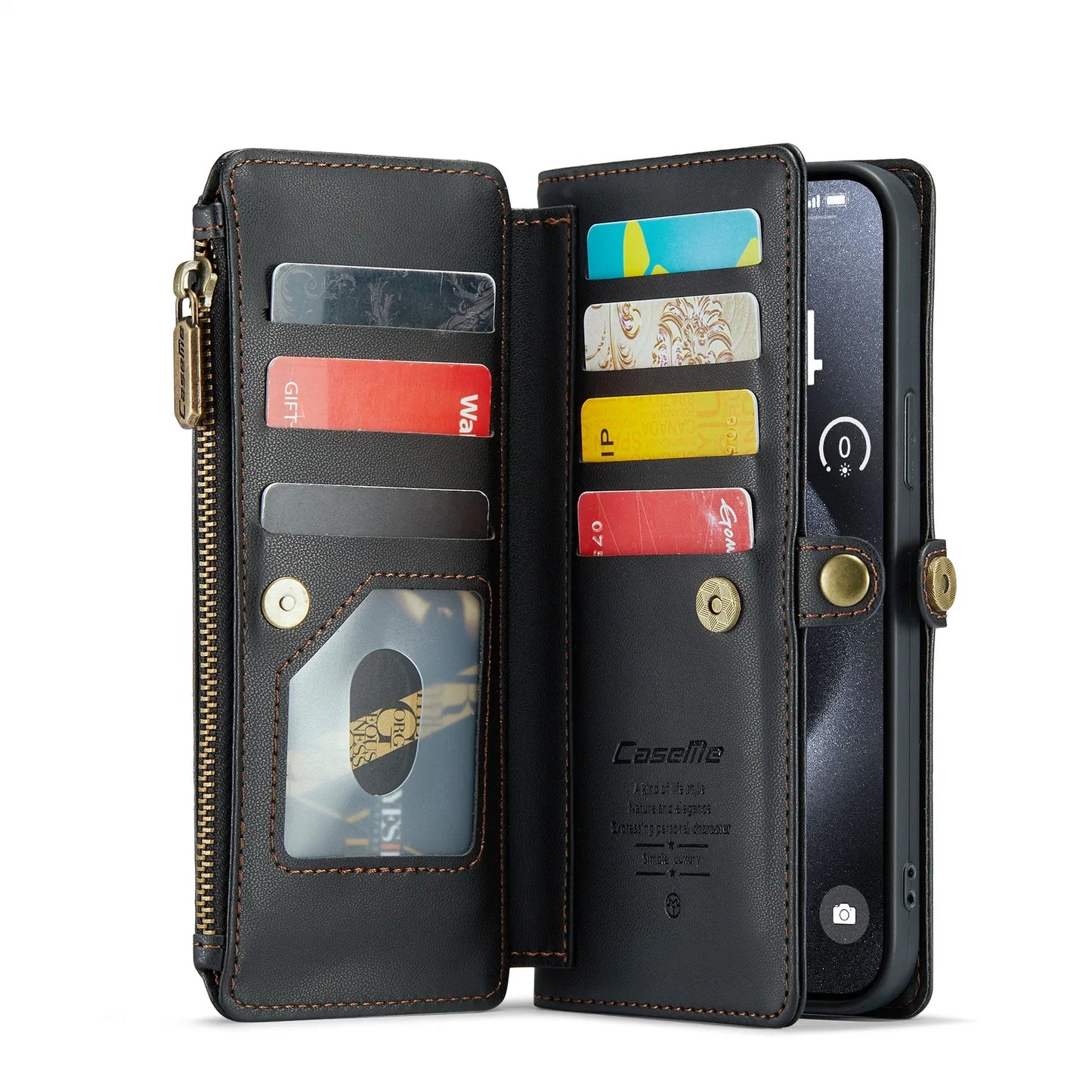 Mobile Phone Case Multifunctional Flip Zipper Wallet Mobile Phone Case Case Iphone  Phone Cases Mobile Phones Card Case