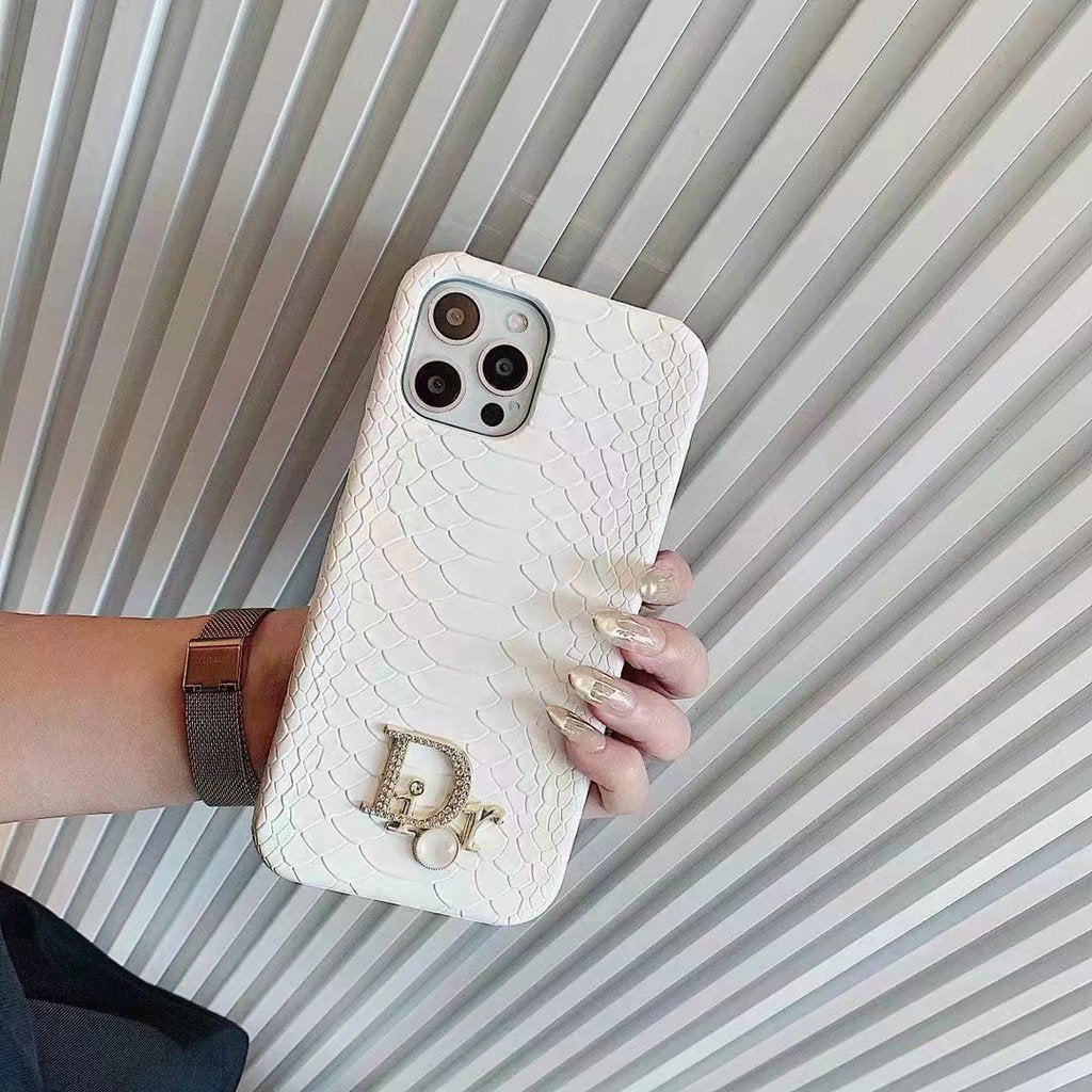 STYLISH Dior SNAKE PATTERN IPHONE 17 CASE