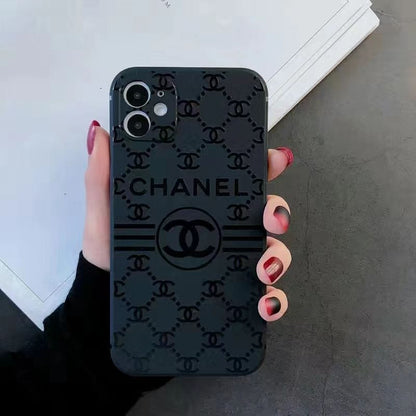 Chanel iPhone 17 Pro case – card holder leather slim CC monogram designer phone cover