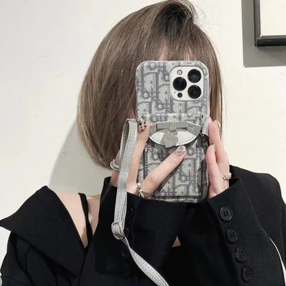 Dior Card Holder With Chain – Premium Designer Phone Case