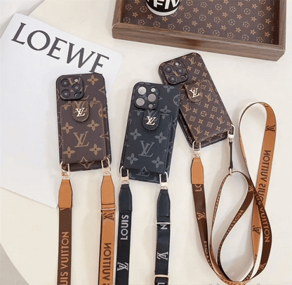 Louis Vuitton Phone Monogram Case with Strap For iPhone 17 /16 /15 /14