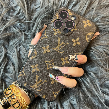 LV IPHONE CASE WITH CAMERA PROTECTION