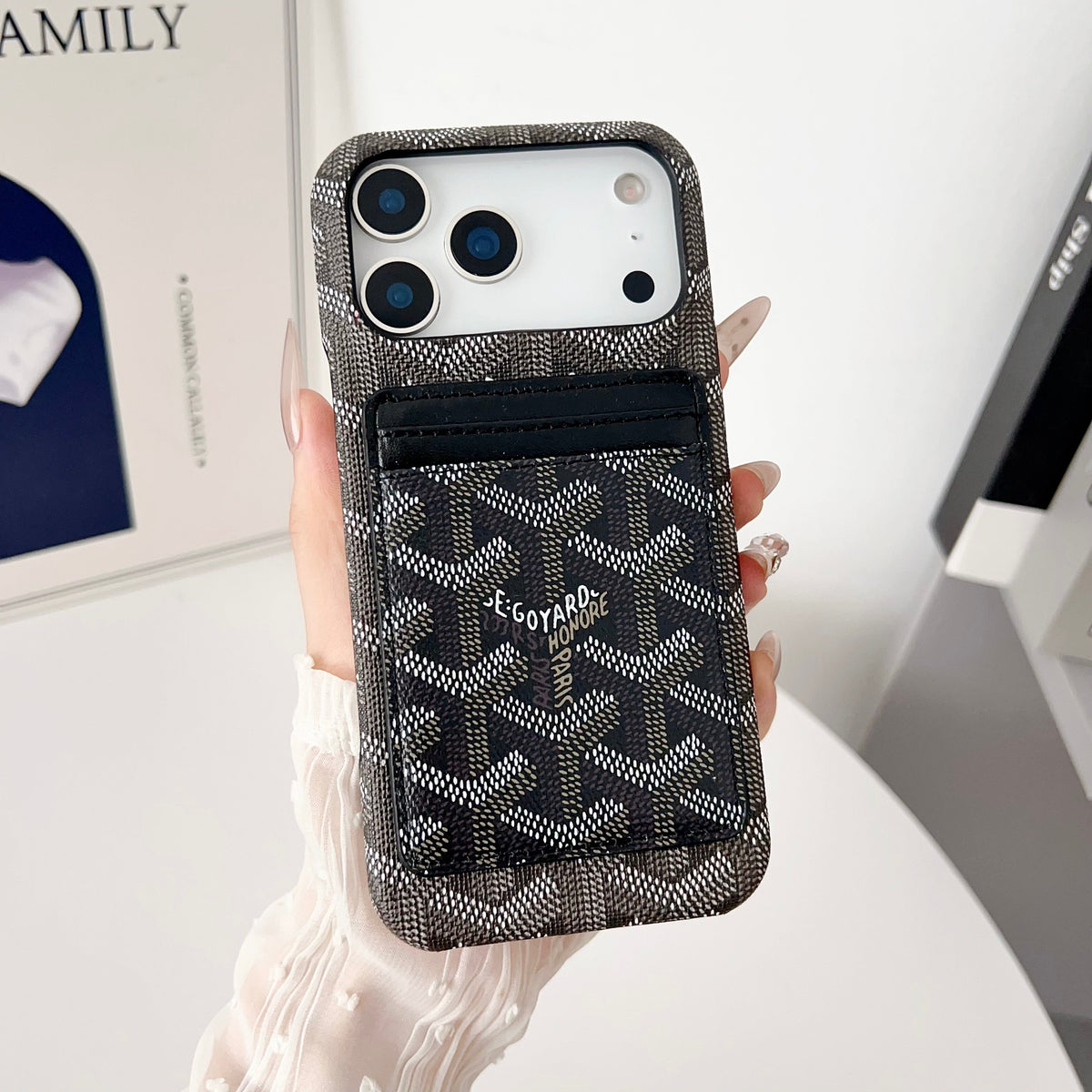 Goyard iPhone 13 Pro Max – Premium Designer Phone Case