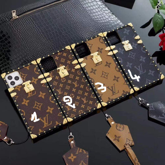 Slim Clear Louis Vuitton phone trunk case – Luxury Designer Phone Case