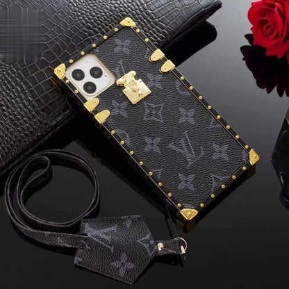 Slim Clear Louis Vuitton phone trunk case – Luxury Designer Phone Case